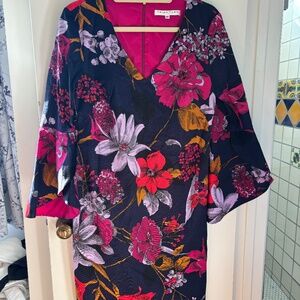 Fun multi-colored Trina Turk party dress